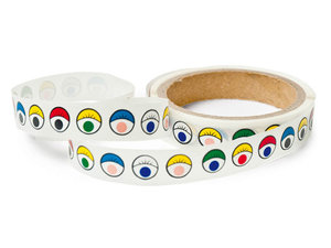 Gekleurde oogjes met wimpers