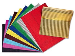 Gekleurd gemetalliseerd karton A4