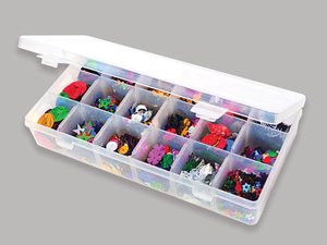 Pailletten in een etui