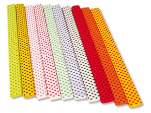 Gemengde set crêpepapier - Stippen