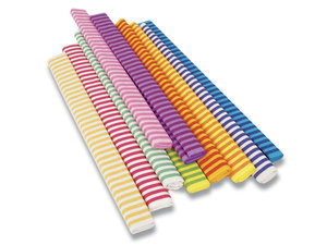 Gemengde set crêpepapier - Strepen