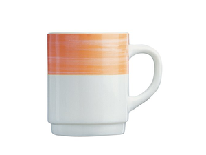 Servies Brush - Oranje mok