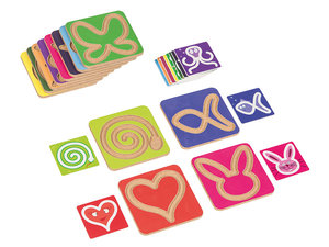 Pas de vormen aan. Plaatjes met afbeeldingen