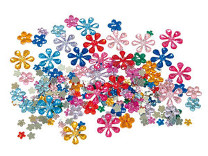 Pailletten. Kleine bloemen