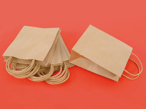 Natuurlijke papieren zakken