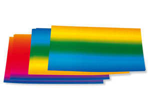 Dubbelzijdig regenboogpapier