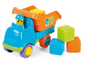 Auto met blokjes Auto met blokjes