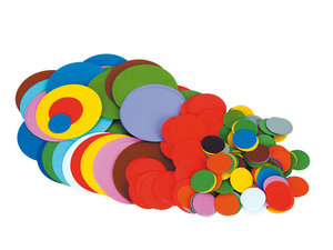 Kleine origami-cirkels