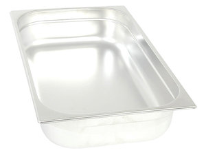 Stalen bak, GN 1/1, hoogte 40 mm