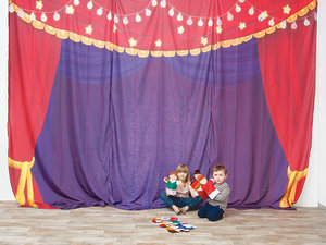 Theater gordijn - Circus