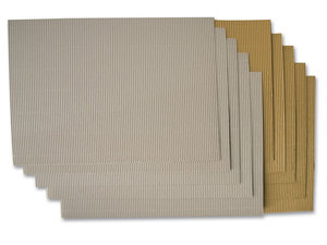 Goud en zilver golfkarton