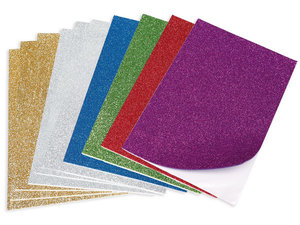 Glitter foam folie, zelfklevend