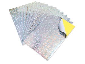 Holografisch papier, zelfklevend