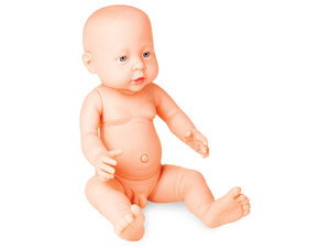 Een zachte babypop. Jongen Een zachte babypop. Jongen