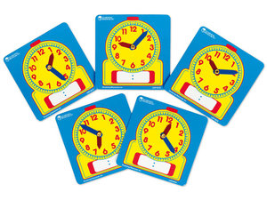 Kleine educatieve klokken 5 st. Kleine educatieve klokken 5 st.