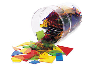 Polygonen - klassenset, 15 vormen - 450 stuks (voor de projector) Polygonen - klassenset, 15 vormen - 450 stuks (voor de projector)