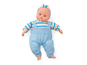 Babypop in kleding. Jongen Babypop in kleding. Jongen