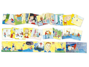 Schep moed! Angst situaties. Educatieve kaarten.