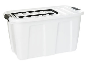 Opbergbak voor speelgoed 70L TRANSPARANT Opbergbak voor speelgoed 70L TRANSPARANT