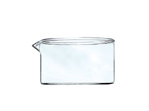 Kristallisatie schaal met 60 ml schenktuit