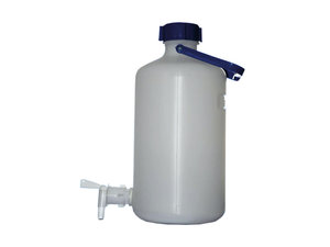 10 l fles gedestilleerd water met kraan