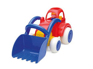 Bulldozer met poppetje Bulldozer met poppetje