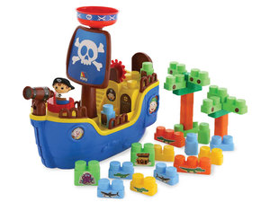 Piratenschip. Bouwblokken