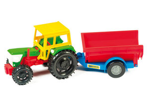 Trekker met aanhanger Trekker met aanhanger