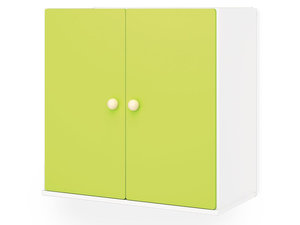 Lokomotief - Add-on kast, hoog met deuren Lokomotief - Add-on kast, hoog met deuren