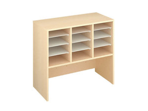 Classic -  Kast voor kist(en) op wielen, met vakjes, maat  M