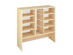 Classic -  Kast voor laden en kist(en) op wielen, met planken, maat X