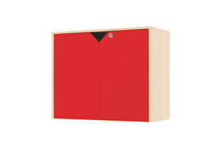 Classic - Kastdeuren met slot voor Add-on, ROOD
