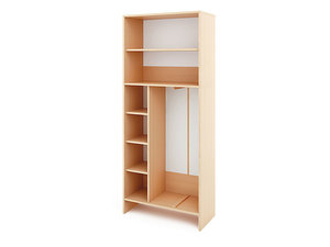 Classic - Hoge garderobe kast voor  1x XL deur en 1x Add-on deur