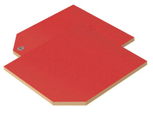 Classic - Kastdeuren met slot, maat   S, ROOD