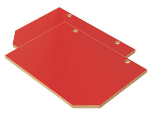 Classic -  Kastdeuren, maat  M, ROOD