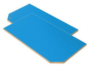 Classic - Kastdeuren met slot, maat L, BLAUW