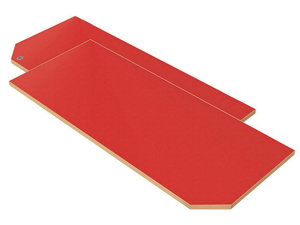 Classic - Kastdeuren met slot, maat X, ROOD
