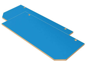 Classic -  Kastdeuren, maat X, BLAUW
