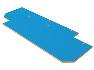 Classic -  Kastdeuren, maat XL, BLAUW
