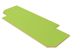Classic - Kastdeuren met slot, maat XL, GROEN