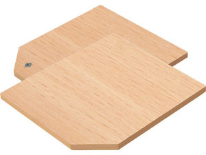 Classic - Kastdeuren met slot, maat   S, BEUKEN