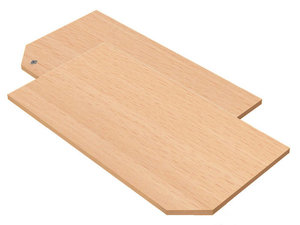Classic - Kastdeuren met slot, maat L, BEUKEN