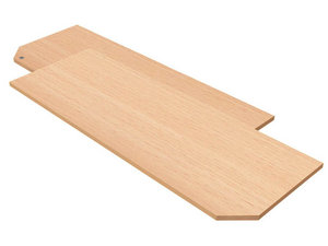 Classic - Kastdeuren met slot, maat XL, BEUKEN