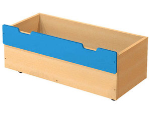Classic - Verrijdbare kist, maat  L, BLAUW