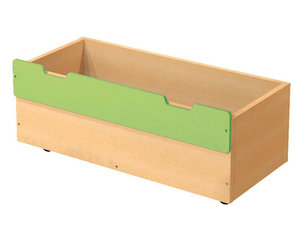 Classic - Verrijdbare kist, maat  L, GROEN