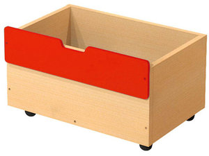 Classic - Verrijdbare kist, maat M, ROOD