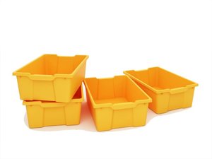 Gratnells - 4 opbergbakken ORANJE