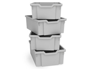 Gratnells - 4 opbergbakken GRIJS