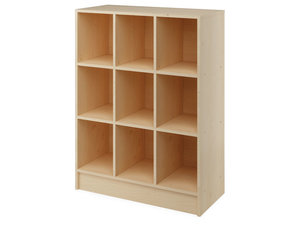 Prima -  Berken vakkenkast met 9 vakken