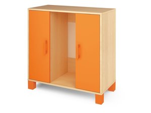 Fresh -  Kast voor Gratnells laden en opbergbakken met deuren ORANJE